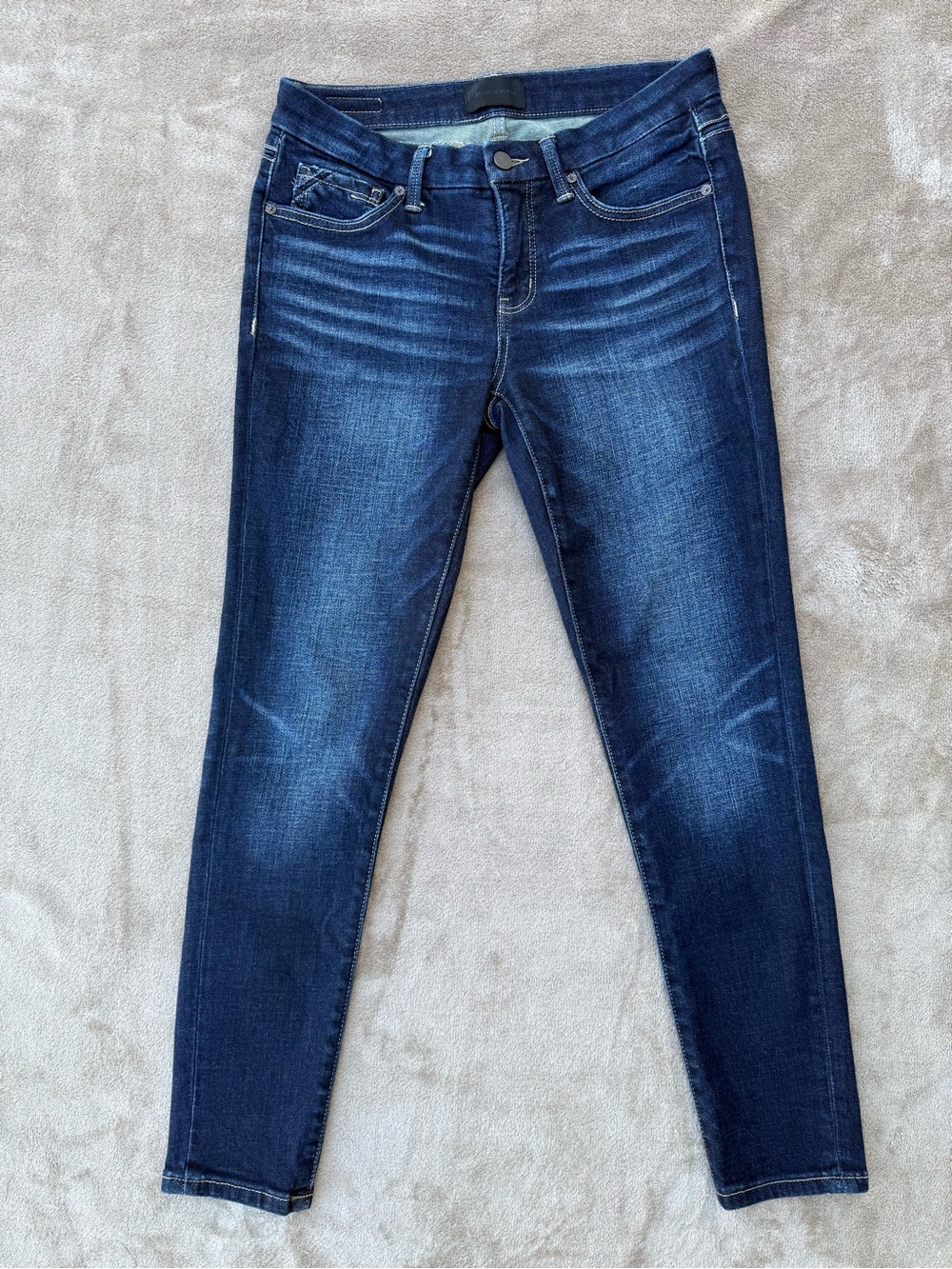 Buckle Black ankle skinny jeans